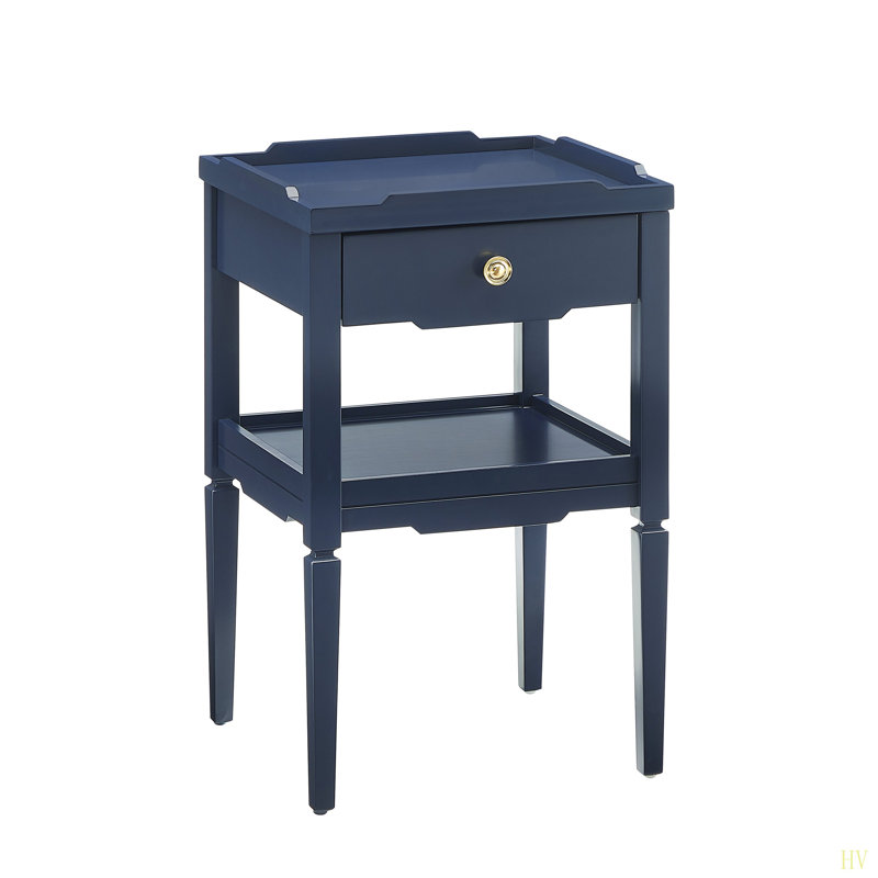 Table de chevet 1 tiroir Foley Midnight