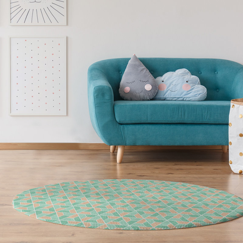Chenille Geometric Indoor Rug, Rectangle 3' x 5'