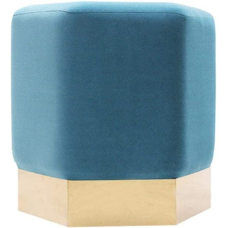 Ketrina Metal Accent Stool, Mustard, Gold