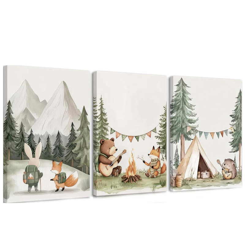 3 Piece Wrapped Canvas Print