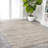 Loom Modern Strie' Beige/Gray Rug-1312614213
