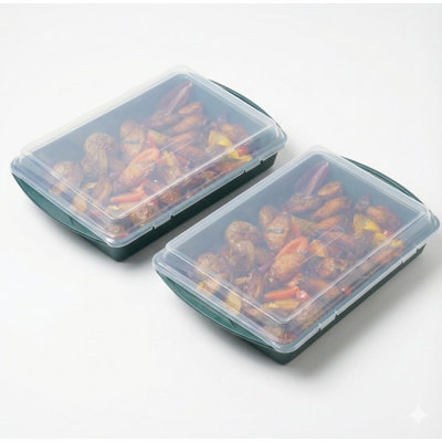 Home Theory Non-Stick Alloy Steel Roasting Pan