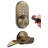 Complete Entry Lever Set with Electronic Deadbolt-18583927