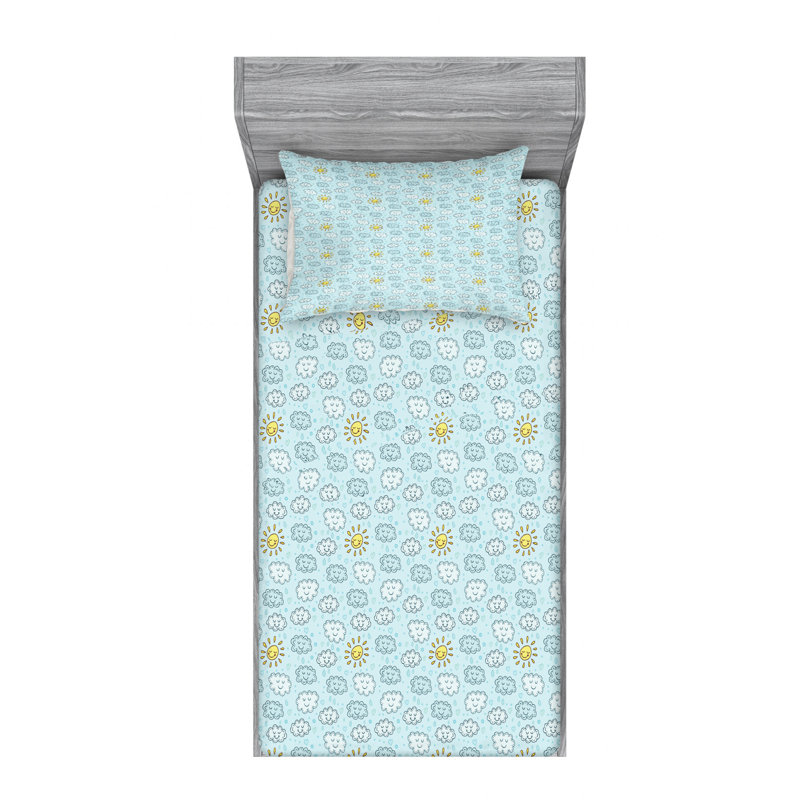 Microfiber Sheet Set, Twin XL Sheet Set with Fitted Sheet