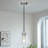 1-Light Clear Glass Cone Hanging Pendant Light for Kitchen Island & Dining Room-1242253699