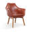 Faux Leather Armchair