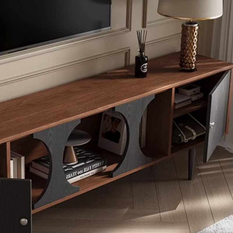 Meuble télé en bois massif French Style Design Sense, 70.86"