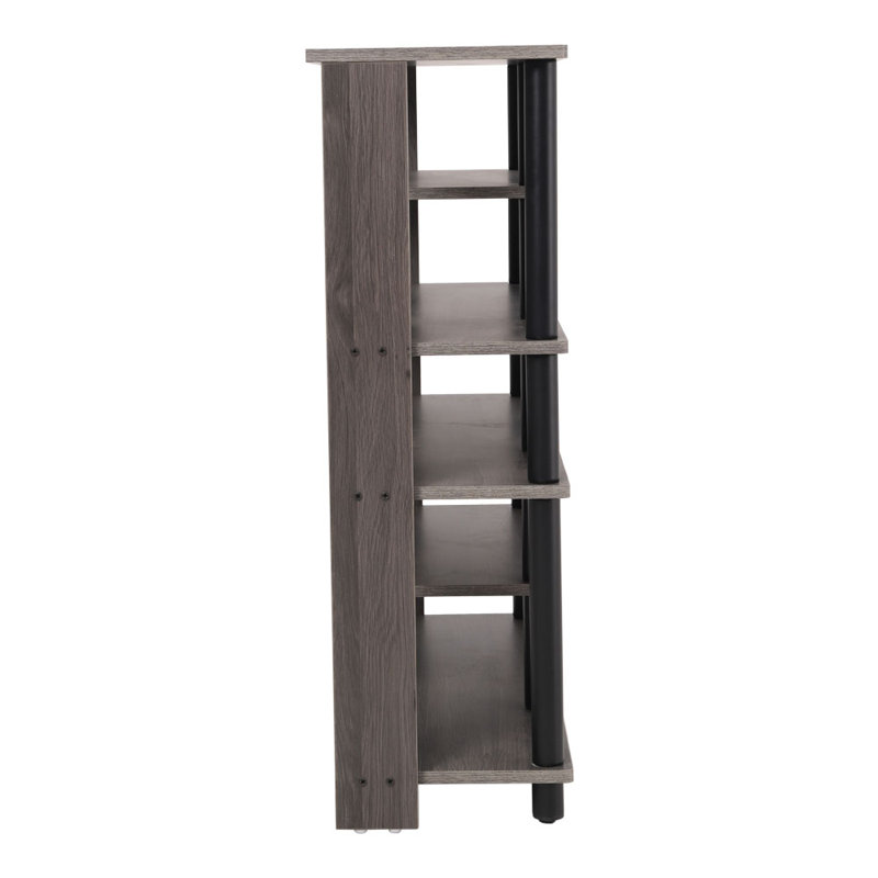 16 Pair Shoe Rack, Gray