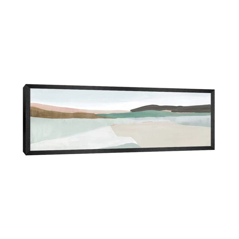 Sole Of The Land I by Isabelle Z - Panoramic Painting on Canvas, Black Framed, 152.4 cm H x 50.8 cm W