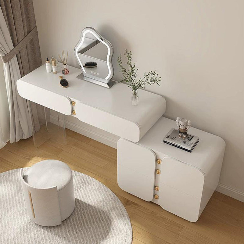 Makeup Vanity with Light mirror,6 drawers,1 chair
