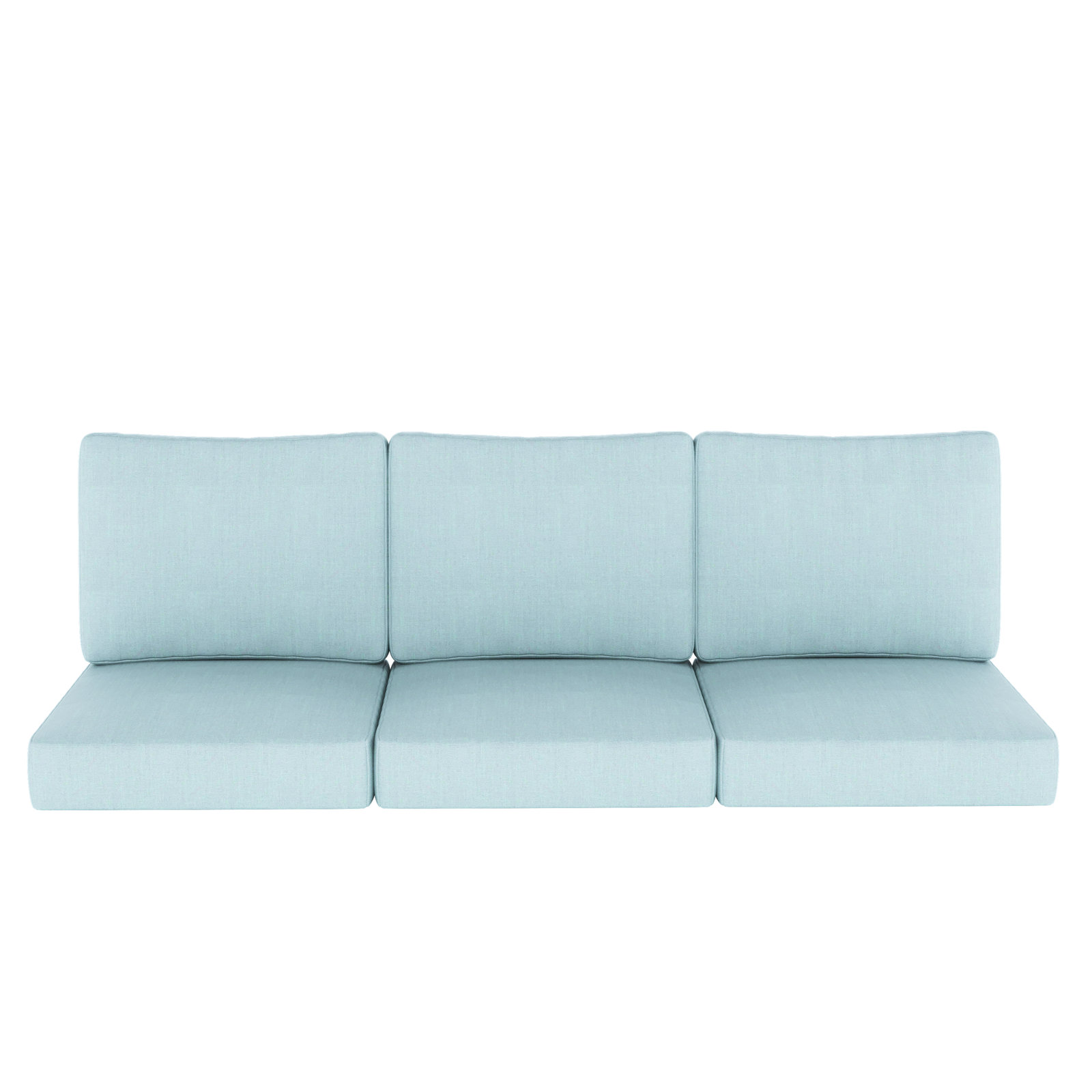 24" Sunbrella® Sofa Seat and Back Cushion, Sunbrella Bliss Dew