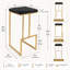 Tabouret de bar en cuir matelassÃ© â€“ Tabouret de comptoir moderne, chaise de bar rembourrÃ©e avec piÃ¨tement luge en mÃ©tal, siÃ¨ge pour Ã®lot de cuisine et bar Ã  la maison-1486572159-1539562098-1468599422