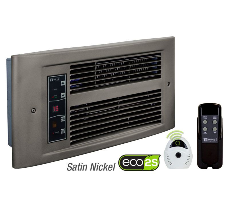 King Electric 1750 Watt 5971 BTU Electric Wall Mounted Space Heater with Adjustable Thermostat
