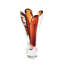 Iris Vase-Dark Amber-Sm-9249880