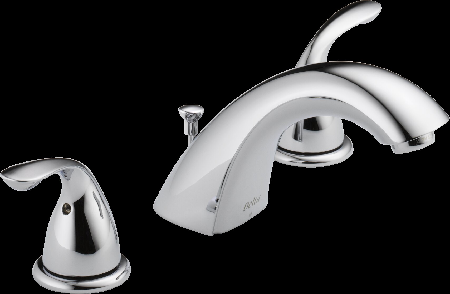 Delta Faucet 3530LF-MPU Classic Two Handle Widespread Lavatory Faucet,  Chrome by DELTA FAUCET