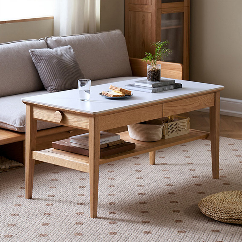 Table basse Burlywood, H 23,62 po x L 39,37 po x l 21,65 po