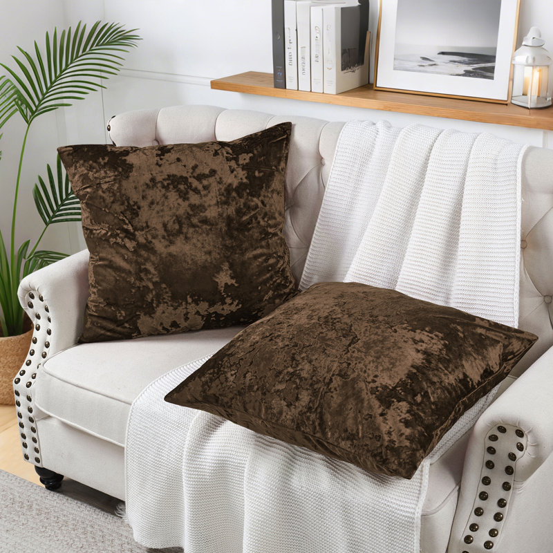 Housse de coussin en velours écrasé Euro, Carafe