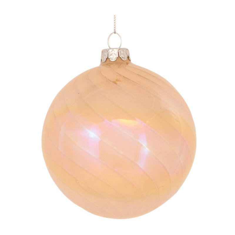 Giosbel 5'' Solid Colour Glass Holiday Shaped Ornament