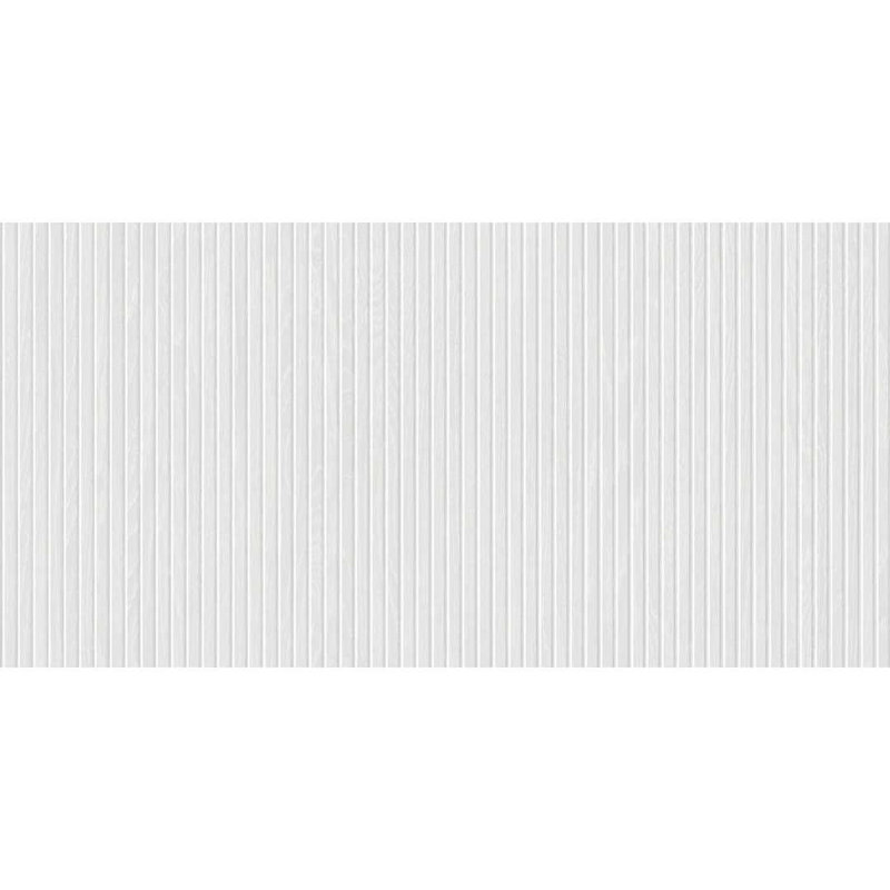 Carreau de mur et de plancher en porcelaine aspect bois 24 po x 48 po Marqueterie, Blanc