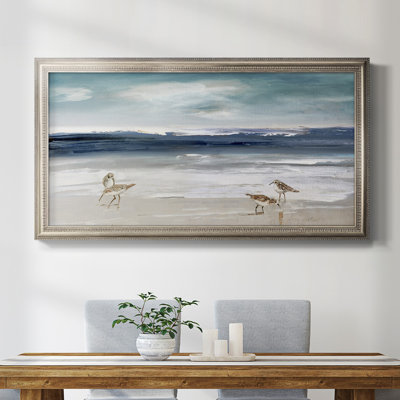 Lizeth Sandpiper Bay - Single Picture Frame Print on Canvas