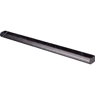 12'' L x 0.5'' W Marble Round Tile Trim