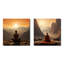 «Yoga Mountain Pose Horizon», 2 pièces-881528056-881528060