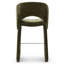 Tabouret de comptoir moderne 26,5 po entièrement revêtu de chenille-1856926741