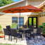 6 - Person Patio Dining Set with Rectangular Table , Cushions Included-630631643
