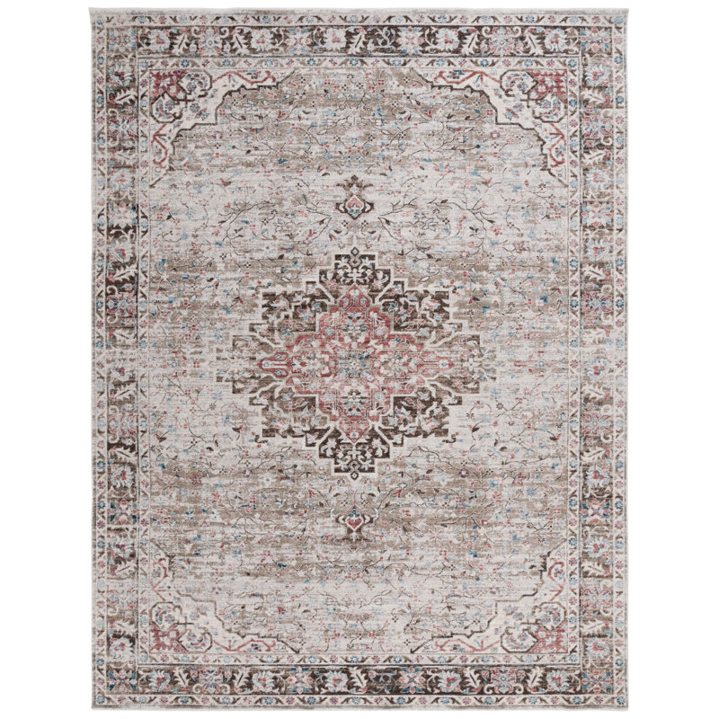 Modestino Antique Patina Performance Oriental Rug, Rectangle 9' x 11'6"