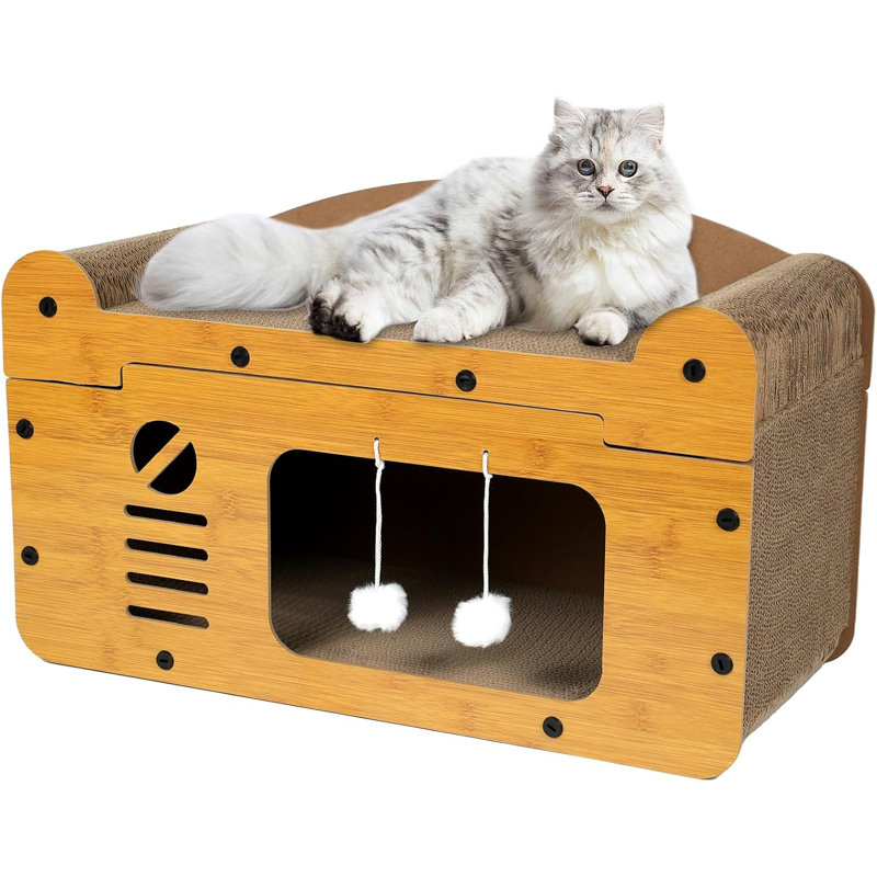 Multi-Functional Cat Scratcher Lounge Bed