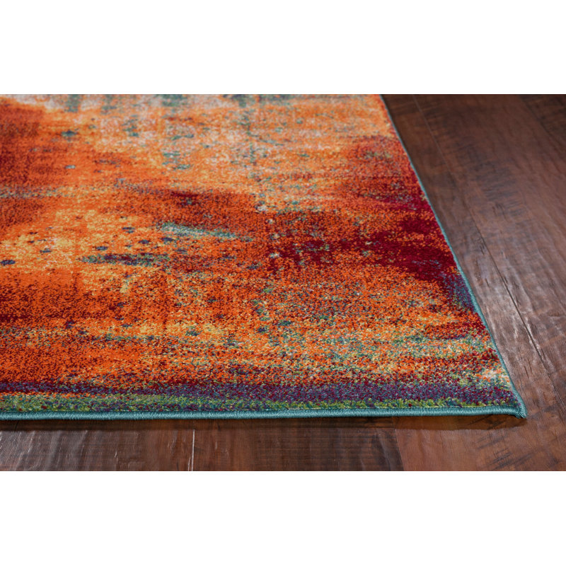 Tapis multicolore Illusions, Rectangle 7 pi 10 po x 10 pi 10 po