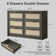Commode 6 tiroirs Dearbhaile