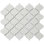 Cascade White Arabesque Porcelain Mosaic Tile 