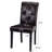 Parsons Dinning Chairs Set of 2 with Solid Wood Legs, Button Tufted Upholstered Parsons Chairs Set, Accent Side Chair with with High Back for Living Room, Kitchen-2132747920
