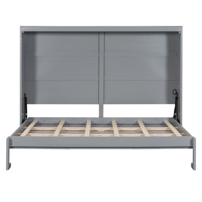 Full Size Murphy Bed Wall Bed, Space-Saving Hideaway Bed for Compact Living Spaces