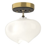 Ume Frosted Glass 1 - Light Semi Flush Mount