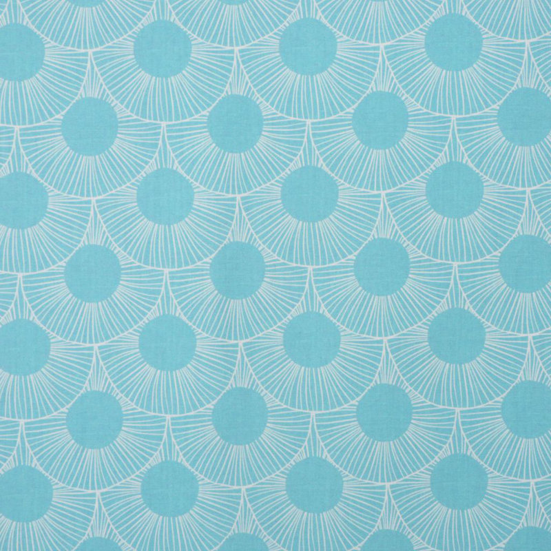 Suite 100% Cotton Fabric, Aqua