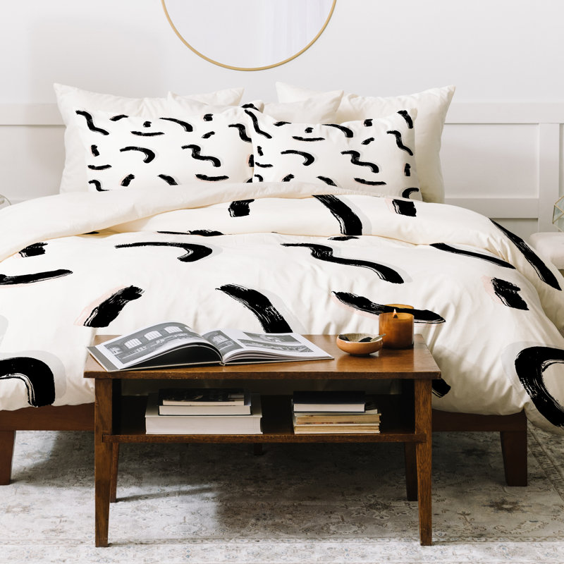 Modern & Contemporary Polyester Duvet Cover, Queen