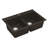 Karran Quartz 33'' X 22'' Double Bowl 50/50 Top Mount Drop-in Kitchen Sink Kit-50597887
