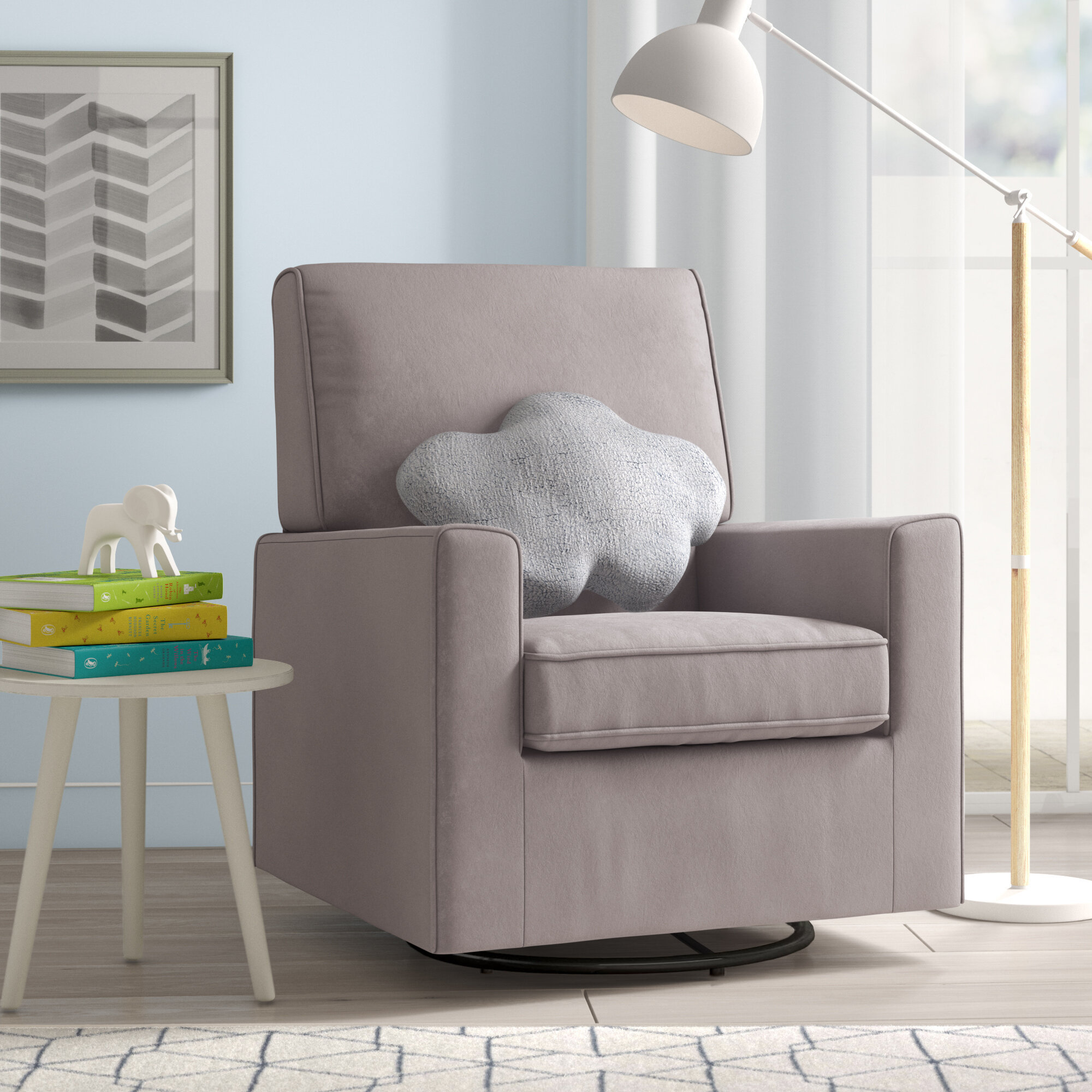 Landry nursery glider outlet swivel rocker chair