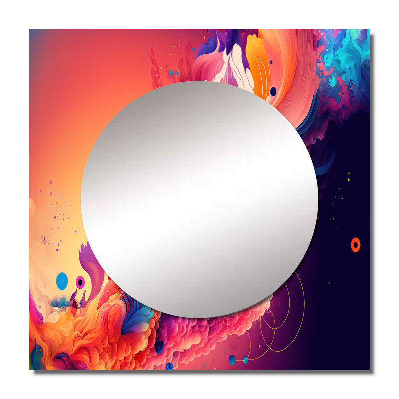 Louretha - miroir mural carré moderne pour salle de bain, 36 po x 36 po