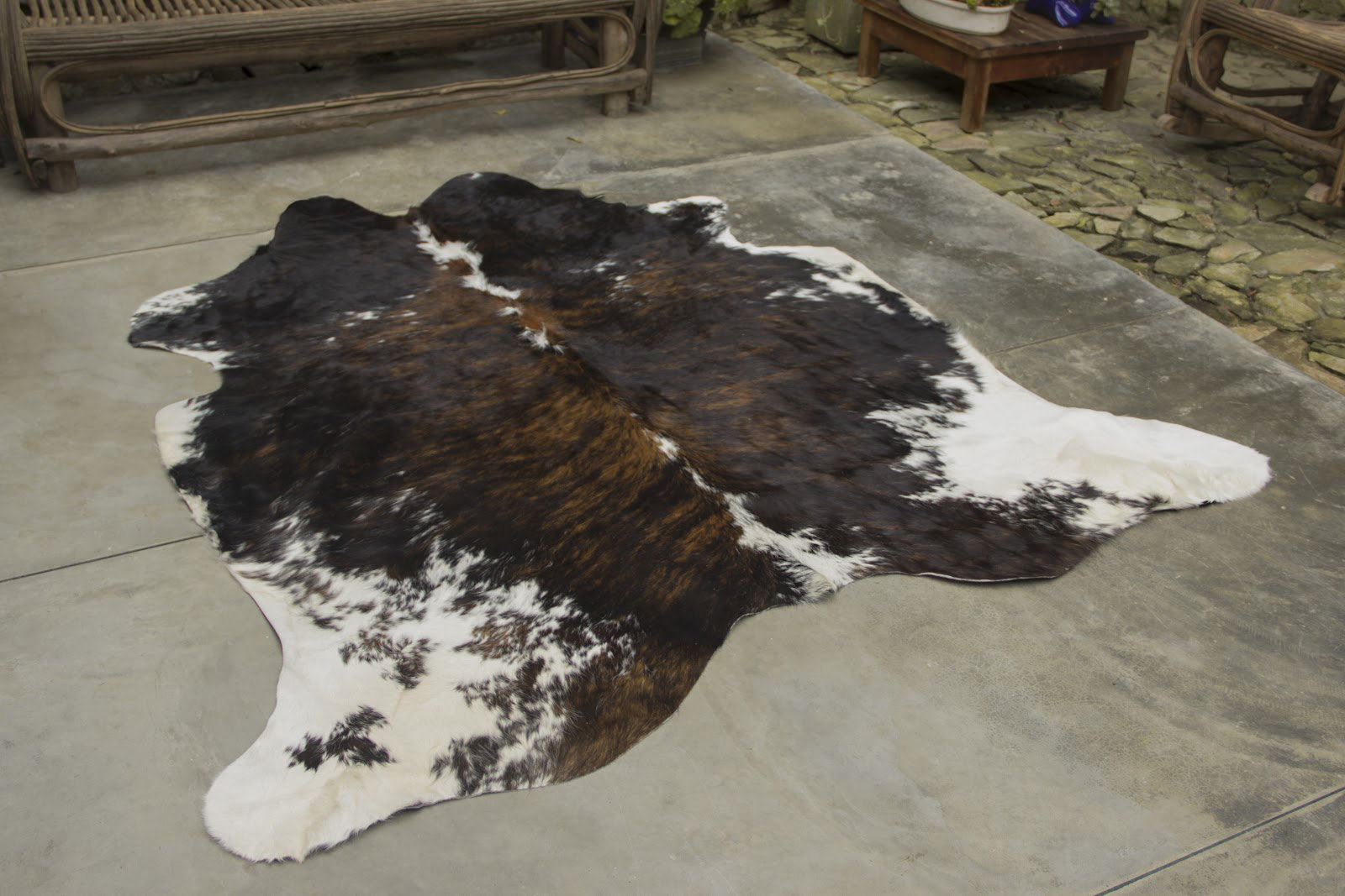 Millwood Pines Nautilus Real Cowhide Brindle Area Rug - Wayfair Canada