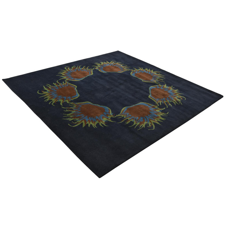 Tapis bleu marine rectangulaire 7 pi Pineland