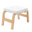 Banc rembourré en similicuir Overlea