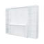 Grand lit avec bureau et bibliothèque, fabrication en bois de pin blanc. Choix de chambre peu encombrante. Aucune boîte à ressorts requise. Rangement abondant. Bibliothèque pliable pour une meilleure utilisation, animée et