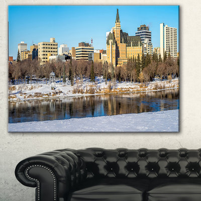 «Saskatoon Skyline», reproduction de photo sur toile
