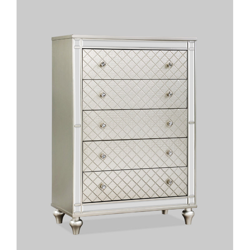 Commode de chambre à 5 tiroirs pour la maison