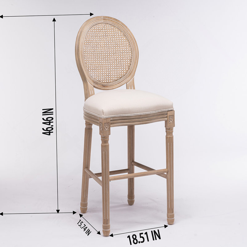 Tabourets de bar French Country, Tabouret de bar (siège d'une hauteur de 29,9 po)