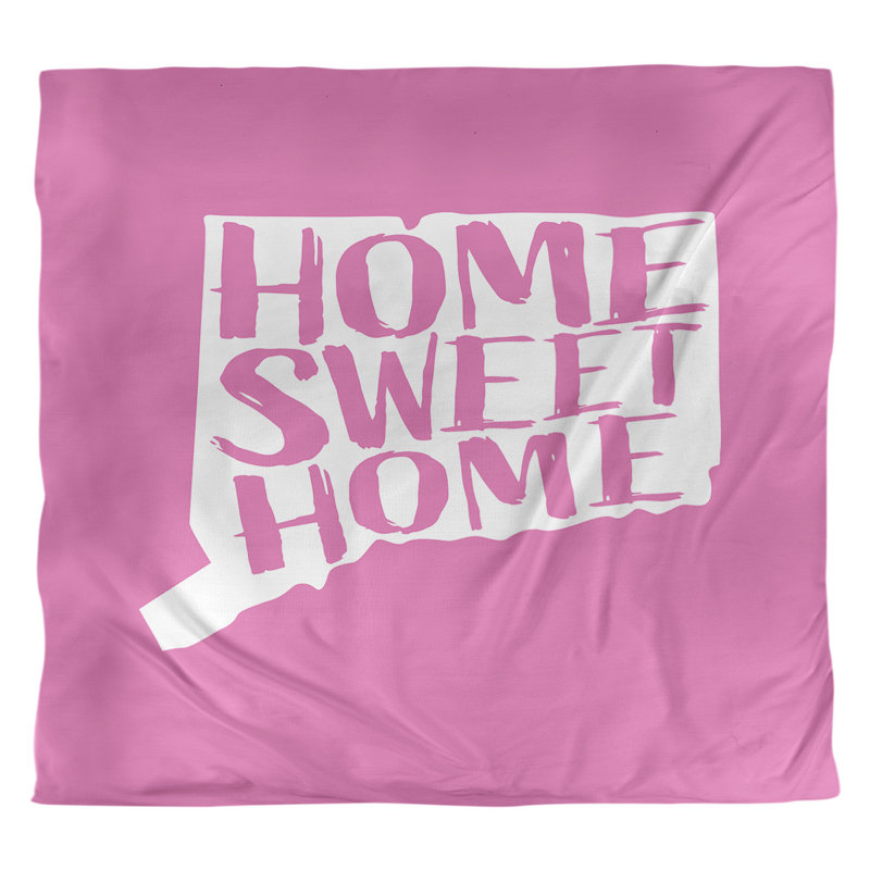 Housse de couette connecticut doux, Housse de couette pour grand lit, Rose, Microfibre