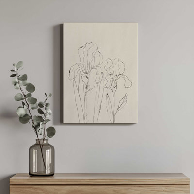 Iris Outline by Society6 Design Studio Print